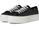(取寄) ケッズ レディース トリプル アップ ウォッシュド デニム Keds women Triple Up Washed Denim Black Denim