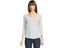 (取寄) トミーバハマ レディース アシュビー アイルズ リブ 3/4 スリーブ スクープ Tommy Bahama women Ashby Isles Rib 3/4 Sleeve Scoop Summer Grey/Heather(4)