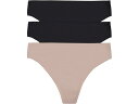 (取寄) ナトリ レディース ブリス ベア コットン トング 3-パック Natori women Bliss Bare Cotton Thong 3-Pack...