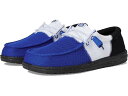 (取寄) ヘイ デュード メンズ ウォーリー トライ バーシティ メッシュ Hey Dude men Wally Tri Varsity Mesh Varsity Blue/Black