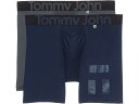 (取寄) トミー ジョン メンズ 360 スポーツ ハンモック ポーチ 6 ボクサー ブリーフ 2-パック Tommy John men 360 Sport Hammock Pouch 6" Boxer Brief 2-Pack Turbulence/Dress Blues
