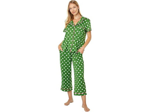 (取寄) ケイトスペード レディース ショート スリーブ クロップド Pj セット Kate Spade New York women Short Sleeve Cropped PJ Set July Dot (取寄) ケイトスペード レディース ショート スリーブ クロップド Pj セット Kate Spade New York women Short Sleeve Cropped PJ Set July Dot