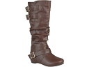 (取寄) ジュルネ コレクション レディース ティファニー ブーツ Journee Collection women Tiffany Boot Brown