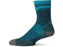 (取寄) スマートウール メンズ ラン ゼロ クッション パターン ミッド クルー ソックス Smartwool men Run Zero Cushion Pattern Mid Crew Socks Twilight Blue(4)
