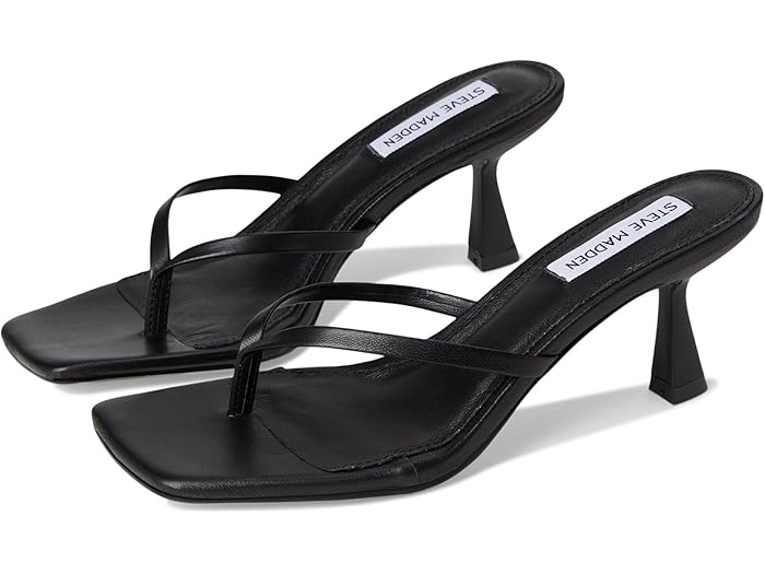 (取寄) スティーブマデン レディース Steve Madden women Allies Black Leather