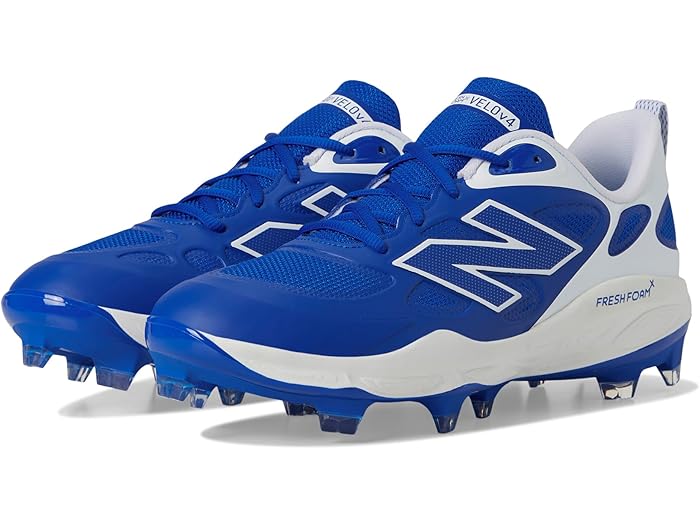 (取寄) ニューバランス スニーカー レディース フレッシュ フォーム モールデッド ソフトボール クリーツ New Balance women Fresh Foam Velov4 Molded Softball Cleats Team Royal/White
