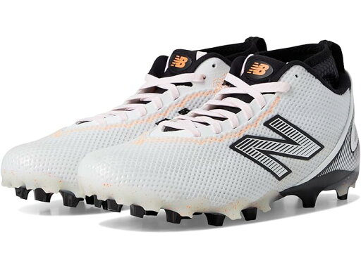 (取寄) ニューバランス スニーカー メンズ フリーズLX v5 ラクロス New Balance men FreezeLX V5 Lacrosse Cleatss White/Black/Hot Mango (取寄) ニューバランス スニーカー メンズ フリーズLX v5 ラクロス New Balance men FreezeLX V5 Lacrosse Cleatss White/Black/Hot Mango