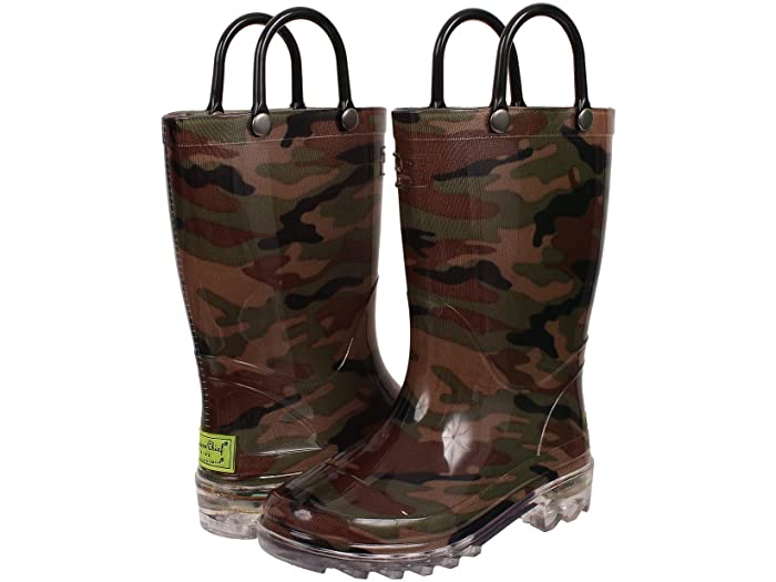 (取寄) ウエスタンチーフ キッズ ボーイズ ライテッド レイン ブーツ (トドラー/リトル キッド) Western Chief Kids boys Western Chief Kids Lighted Rain Boots (Toddler/Little Kid) Camo