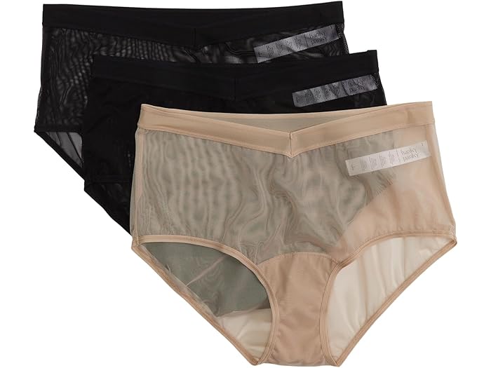 () ϥ󥭡 ѥ󥭡 ǥ å ܡ硼 3-ѥå Hanky Panky women Mesh Boyshor...