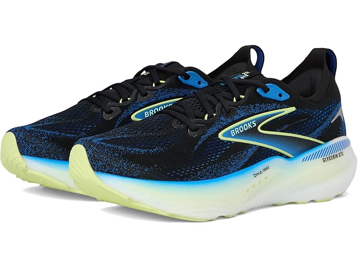 楽天スウィートラグ（取寄） ブルックス メンズ グリセリン GTS 22 Brooks men Glycerin GTS 22 Black/Cobalt/Neo Yellow