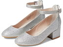 (取寄) ニーナ キッズ ガールズ レニー (リトル キッド/ビッグ キッド) Nina Kids girls Lennie (Little Kid/Big Kid) Silver Sparkle Fabric(4)