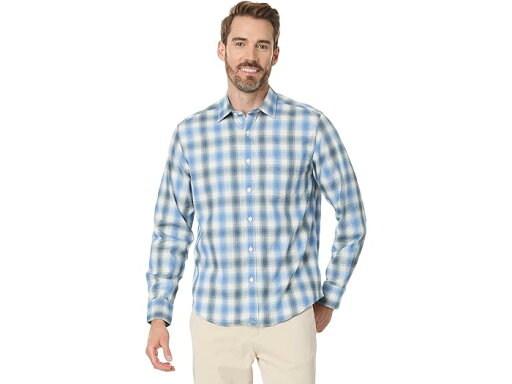 (取寄) アンタックイット メンズ フランネル バウアー シャツ UNTUCKit men Flannel Bauer Shirt Blue (取寄) アンタックイット メンズ フランネル バウアー シャツ UNTUCKit men Flannel Bauer Shirt Blue
