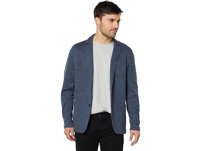 () եƥ  å ˥å ֥졼 Faherty men Inlet Knit Blazer Deep Navy...