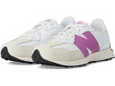(取寄) ニューバランス スニーカー キッズ 327 New Balance Kids kids 327 (Big Kid) White/Passion Fruit