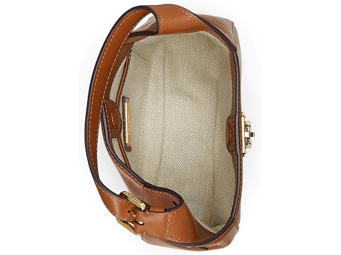 (取寄) ローレン ラルフローレン レディース レザー スモール タンナー ショルダー バッグ Lauren Ralph Lauren women Leather Small Tanner Shoulder Bag Lauren Tan