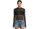 (取寄) フリーピープル レディース アンジェリーナ ボディスーツ Free People women Angelina Bodysuit Black