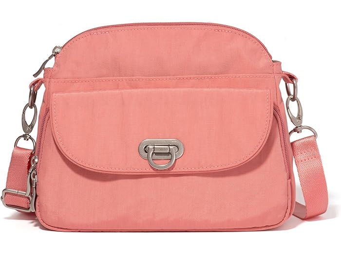 (取寄) バッガリーニ レディース コースタル フリップ ロック クロスボディ Baggallini women Coastal Flip Lock Crossbody Terracotta