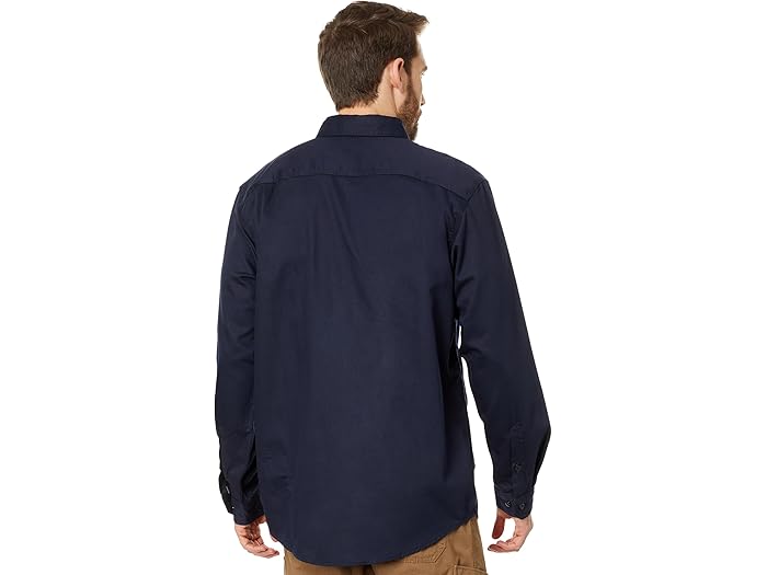 (取寄) カーハート メンズ フレームレジスタント (FR) クラシック ツイル シャツ Carhartt men Flame-Resistant (FR) Classic Twill Shirt Dark Navy
