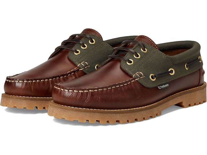 (取寄) バブアー メンズ デック ボート シューズ Barbour men Deck Boat Shoes Mahogany