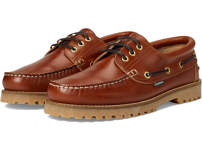 (取寄) バブアー メンズ デック ボート シューズ Barbour men Deck Boat Shoes Tan