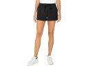 (取寄) リバプールロサンゼルス レディース プル オン タイ ウェスト ショーツ 4インチ インシーム Liverpool Los Angeles women Pull On Tie Waist Shorts 4in Inseam Black(4)