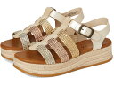 (取寄) ブローフィッシュ マリブ レディース マドリッド Blowfish Malibu women Madrid Cloud/Silver Faux Raffia(4)