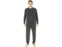 (取寄) エバージェイ ヘンリー - ザ ロング Pj セット Eberjey Henry - The Long PJ Set Charcoal Heather