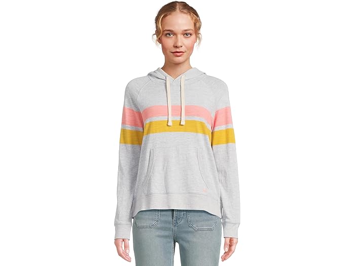 (取寄) ファリティ レディース サンウォッシュド スラブ パーカー Faherty women Sunwashed Slub Hoodie Golden Sunset Stripe