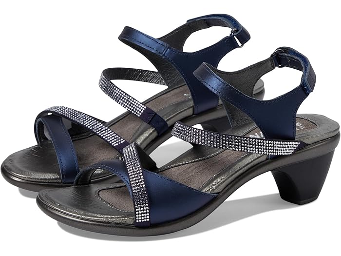 (���) �ʥ��� ��ǥ����� ���Υ٥��� Naot women Innovate Polar Sea Leather/Clear Rhinestones