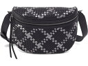 (取寄) ホーボー レディース ユノ ベルト バッグ HOBO women Juno Belt Bag Black Metallic Woven(4)
