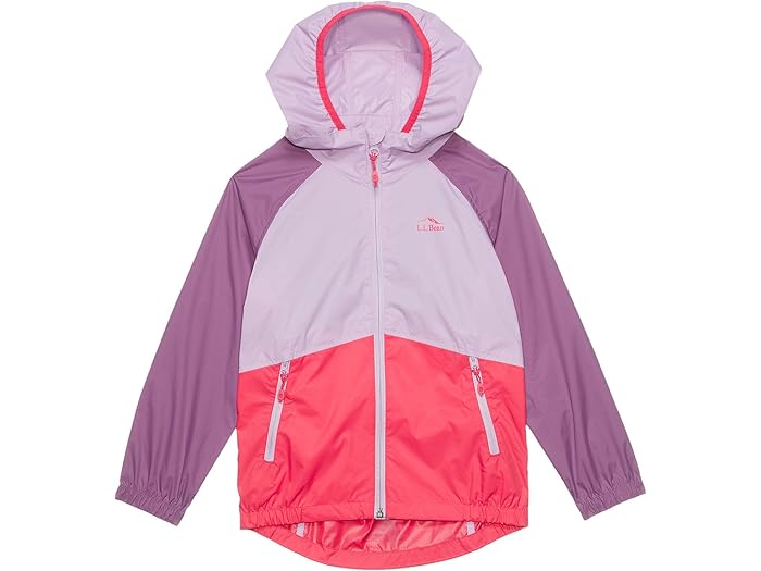 (取寄) エルエルビーン キッズ ウィンド アンド レイン ジャケット (ビッグ キッズ) L.L.Bean kids Wind and Rain Jacket (Big Kids) Purple Clover/Ruby Coral