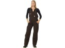 (取寄) カーハート レディース キルト-ラインド ウォッシュド ダック ビブ オーバーオール Carhartt women Quilt-Lined Washed Duck Bib Overalls Dark Brown(4)