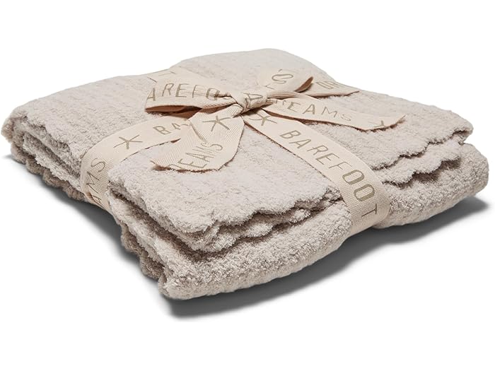 (取寄) ベアフットドリームス キッズ キッズ コージシック カドル レシービング ブランケット (インファント) Barefoot Dreams Kids kids CozyChic Cuddle Receiving Blanket (Infant) Stone