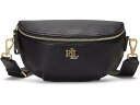 (取寄) ローレン ラルフローレン レディース レザー マーシー ベルト バッグ Lauren Ralph Lauren women Leather Marcy Belt Bag Black