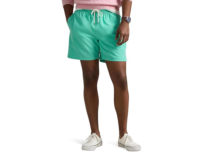 (取寄) ラルフローレン メンズ 5.75 トラベラー クラシック スイム トランク Polo Ralph Lauren men 5.75" Traveler Classic Swim Trunk Sunset Green