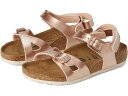 (取寄) ビルケンシュトック キッズ キッズ リオ フック アンド ループ (トドラー/リトル キッド/ビッグ キッド) Birkenstock Kids kids Rio Hook and Loop (Toddler/Little Kid/Big Kid) Copper Electric Metallic(4)