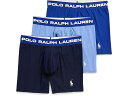 (取寄) ラルフローレン メンズ パーフェクト ポーチ ボクサー ブリーフ 3-パック Polo Ralph Lauren men Perfect Pouch Boxer Brief 3-Pack Multicolor