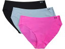 (取寄) アンダーアーマー レディース シームレス ビキニ - 3 PK ソリッド Under Armour women Seamless Bikini - 3...