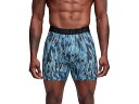 (取寄) アンダーアーマー メンズ パフォーマンス テック プリント 6 ボクサー ブリーフ Under Armour men Performance Tech Print 6" Boxer Briefs Ether Blue