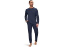 (取寄) エバージェイ メンズ ヘンリー - ザ ロング Pj セット Eberjey men Henry - The Long PJ Set Navy