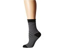 (取寄) プラッシュ レディース シン ロールド フリース ソックス Plush women Plush Thin Rolled Fleece Socks Charcoal Stripe