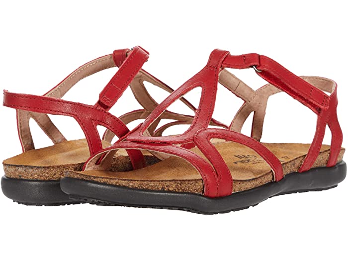 (取寄) ナオト レディース ドリス Naot women Dorith Kiss Red Leather