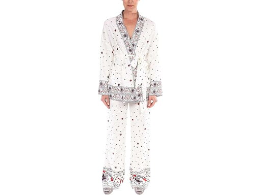 (取寄) バッジェリーミシュカ レディース ボン ヴォヤージュ ボーダー プリント キモノ Badgley Mischka women Bon Voyage Boarder Print Kimono Ivory Multi (取寄) バッジェリーミシュカ レディース ボン ヴォヤージュ ボーダー プリント キモノ Badgley Mischka women Bon Voyage Boarder Print Kimono Ivory Multi