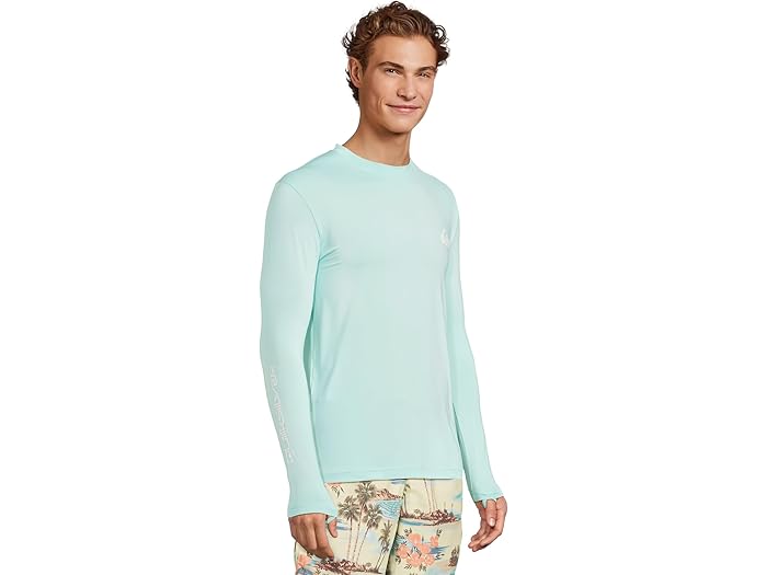 (取寄) クイックシルバー メンズ エブリデイ サーフ ティー ロング スリーブ サーフ ティー Quiksilver men Everyday Surf Tee Long Sleeve Surf Tee Island Waters