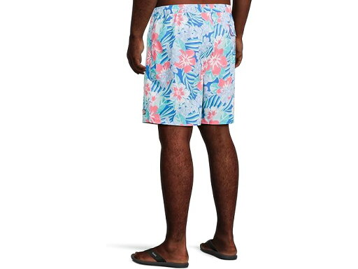 (取寄) ヴィンヤードヴァインズ メンズ 7 プリンテッド チャッピー トランクス Vineyard Vines men 7" Printed Chappy Trunks Floral Tide Blue