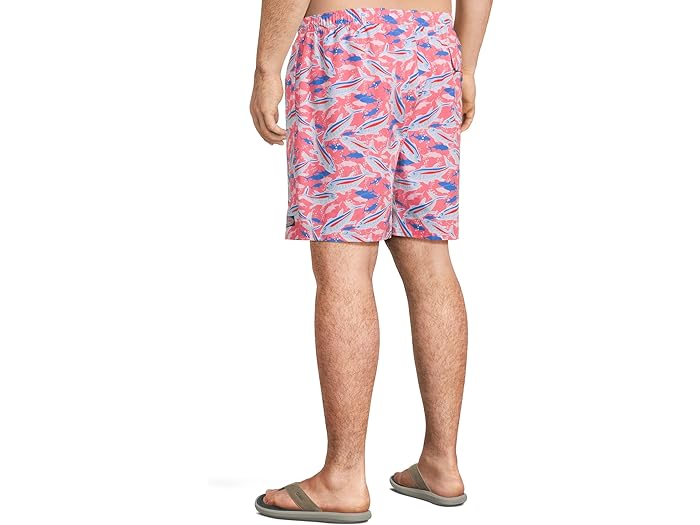 (取寄) ヴィンヤードヴァインズ メンズ 7 プリンテッド チャッピー トランクス Vineyard Vines men 7" Printed Chappy Trunks Bone Fish Pink