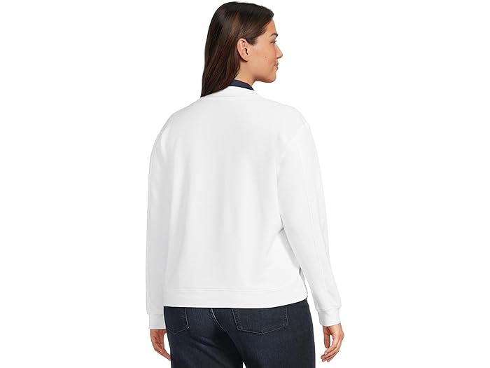 (取寄) モッドオードック レディース 1/2 ジップ ファンネル ロング スリーブ スウェットシャツ Mod-o-doc women 1/2 Zip Funnel Long Sleeve Sweatshirt White