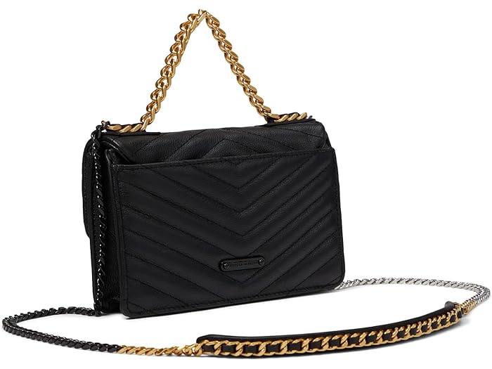 (取寄) レベッカミンコフ レディース エディ ミニ エックスボディ オン ア チェイン Rebecca Minkoff women Edie Mini Xbody On A Chain Black