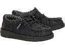 (取寄) ヘイデュードキッズ ボーイズ ウォーリー ストレッチ ソックス (トドラー) Hey Dude Kids boys Wally Stretch Sox (Toddler) Black