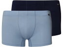 (取寄) ハンロ メンズ コットン エッセンシャル 2 パック ボクサー ブリーフ ウエストバンド Hanro men Cotton Essentials 2 ...